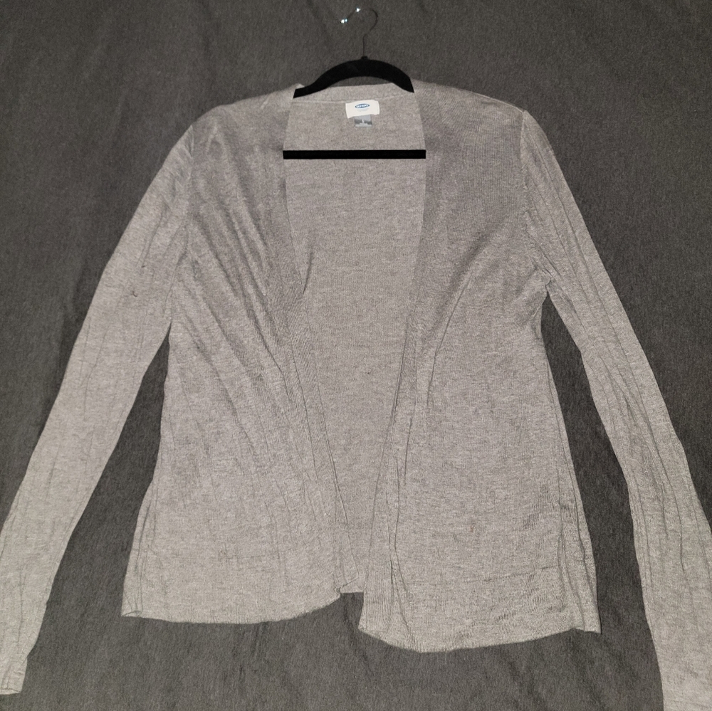 Old Navy Open Front Cardigan - Large - Grey
